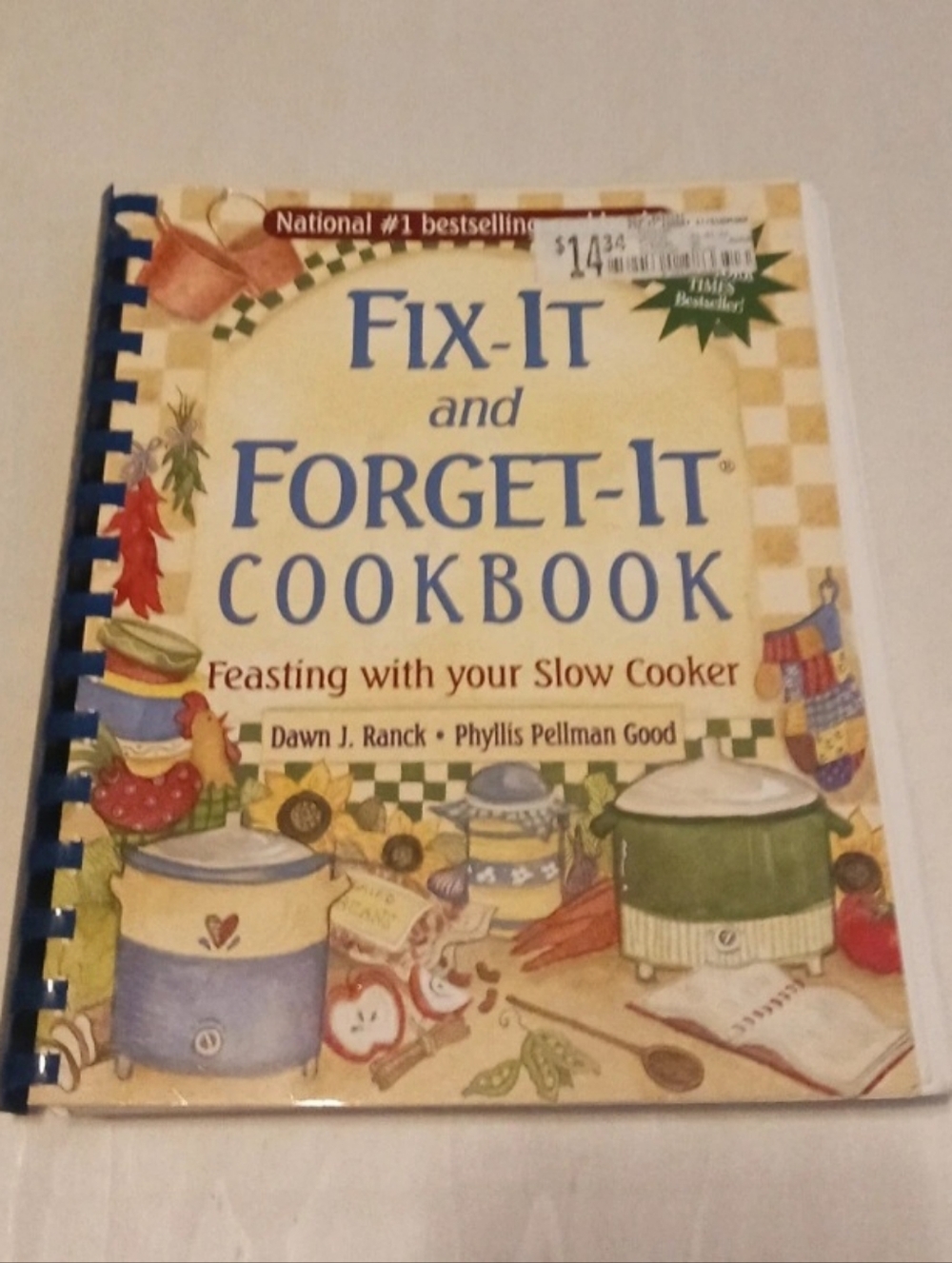 Fix-It and Forget-It Cookbook - Yellow Cover